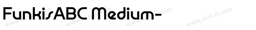 FunkisABC Medium字体转换
